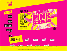 Tablet Screenshot of pinkscreens.org